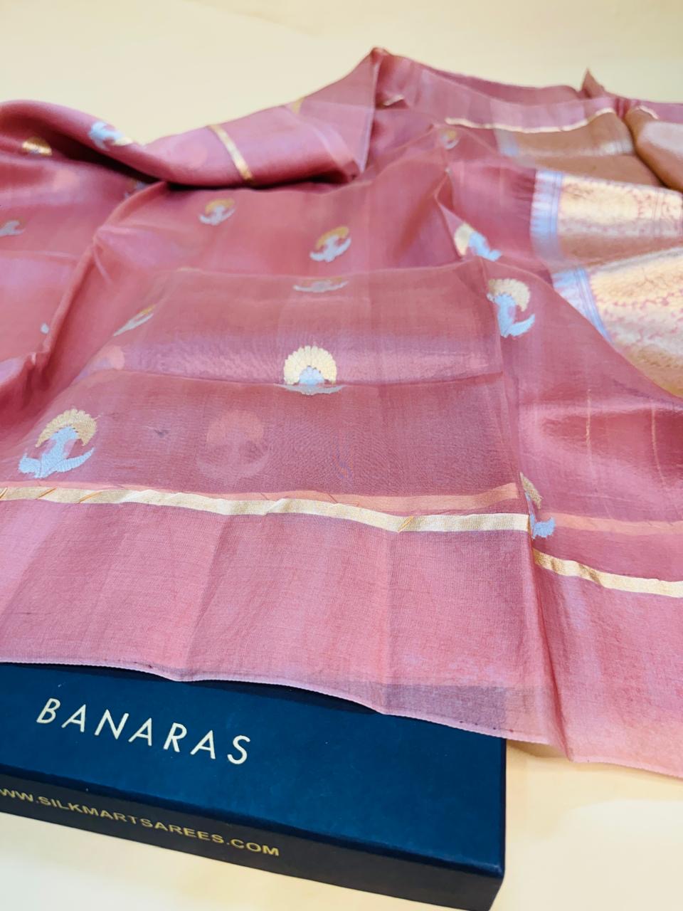 Kora Organza Silk Buta Saree