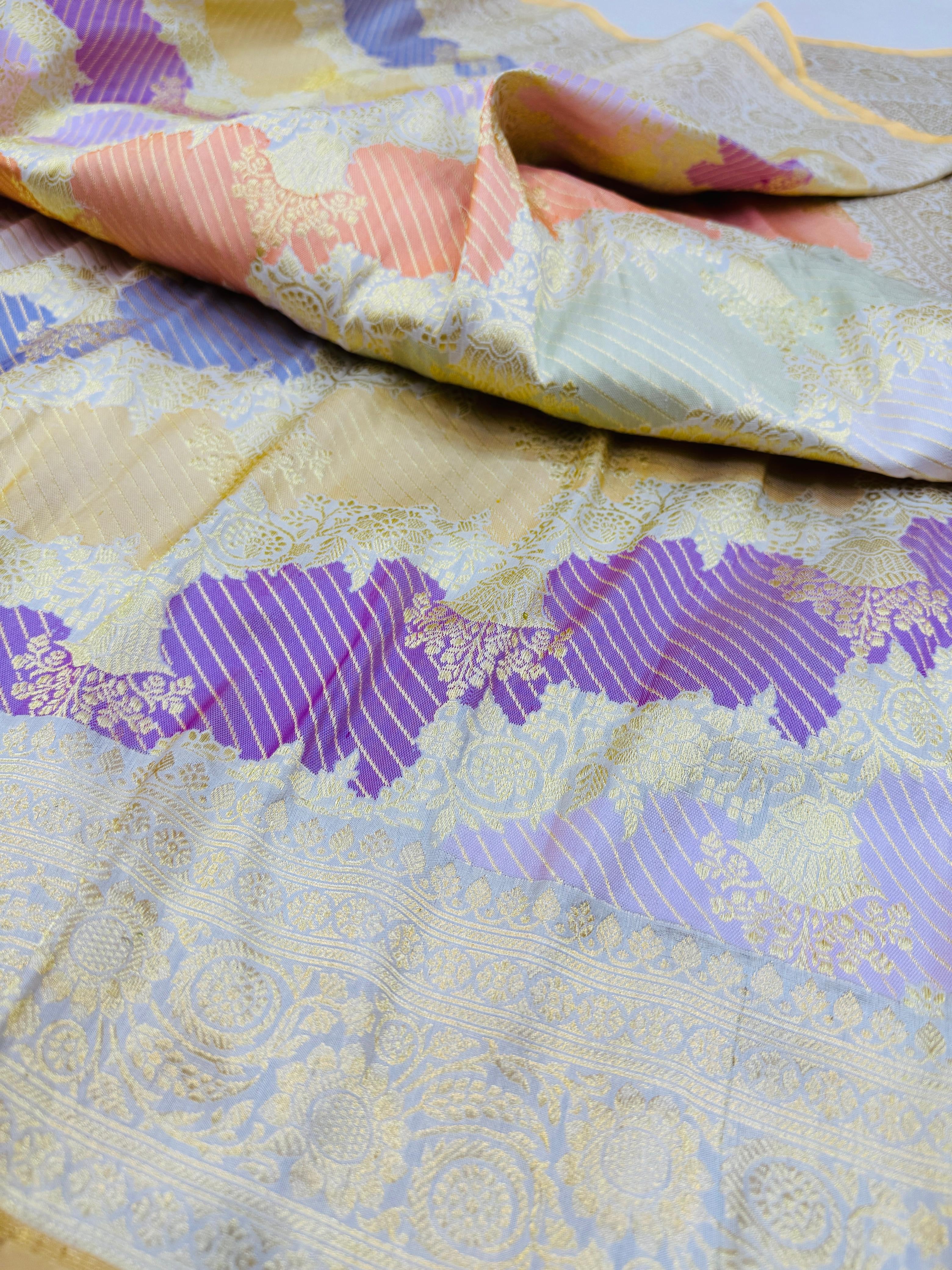Katan Tissue Rangkaat Saree