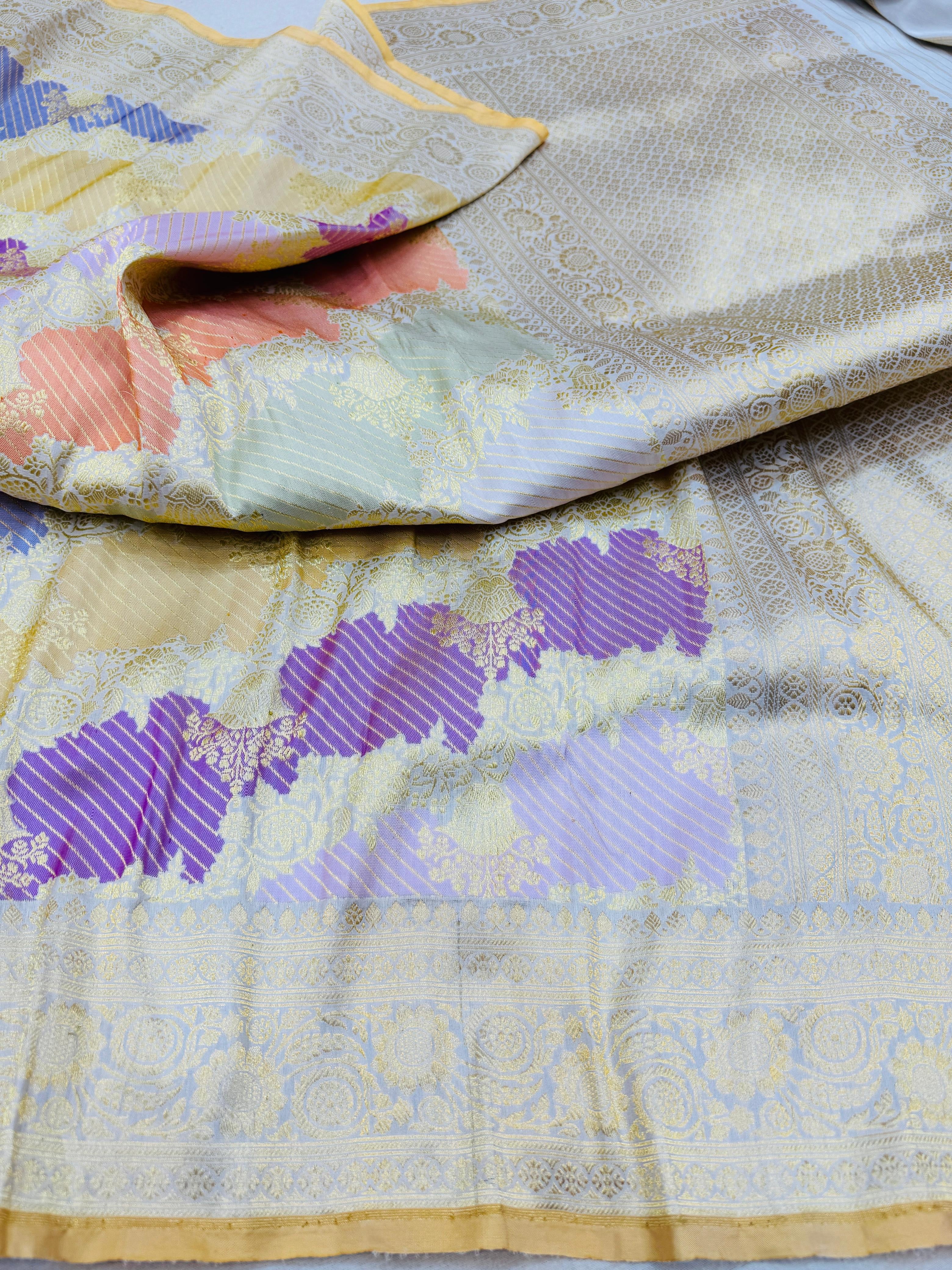 Katan Tissue Rangkaat Saree
