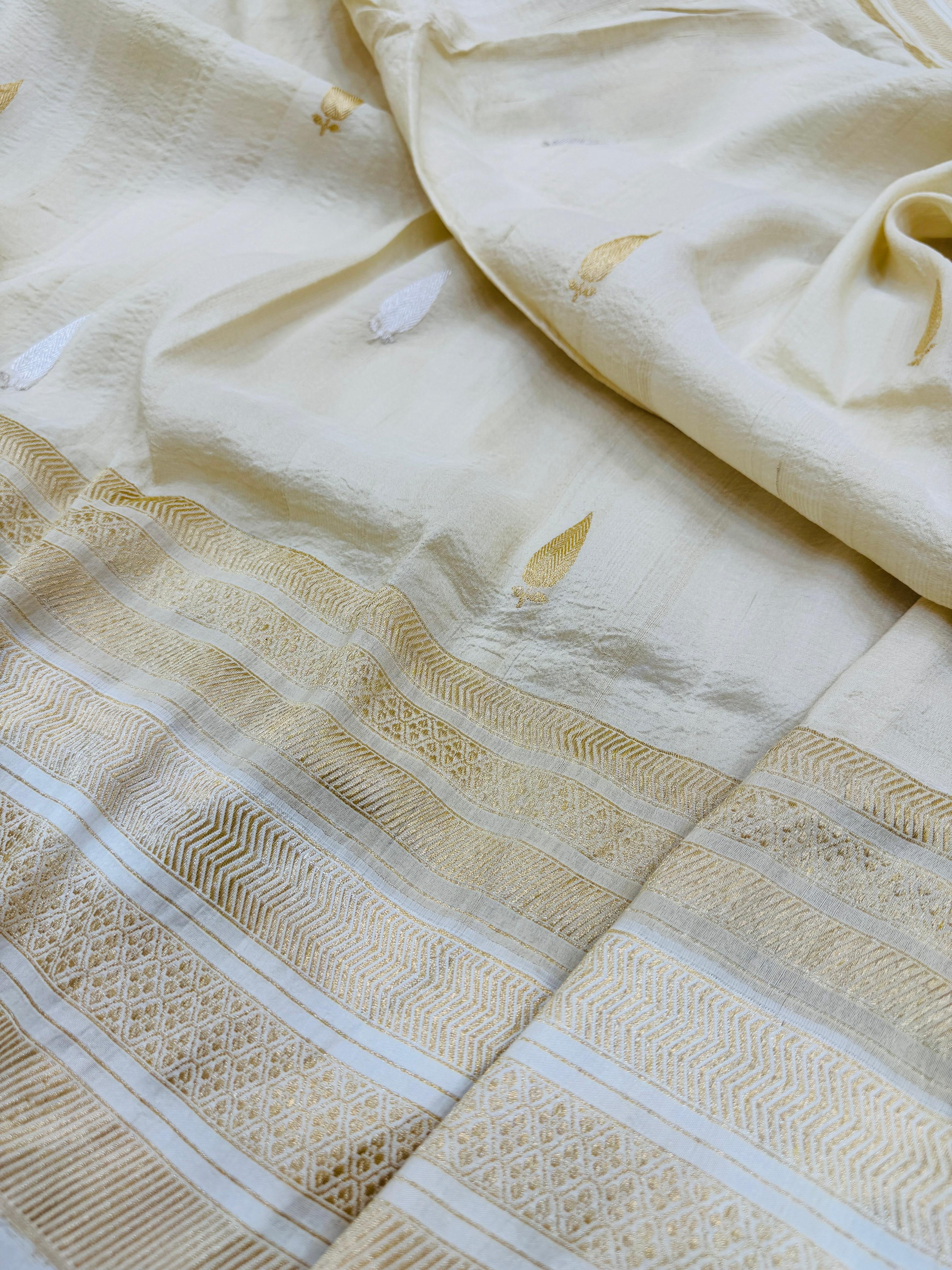 Natural Desi Tasar Silk Saree