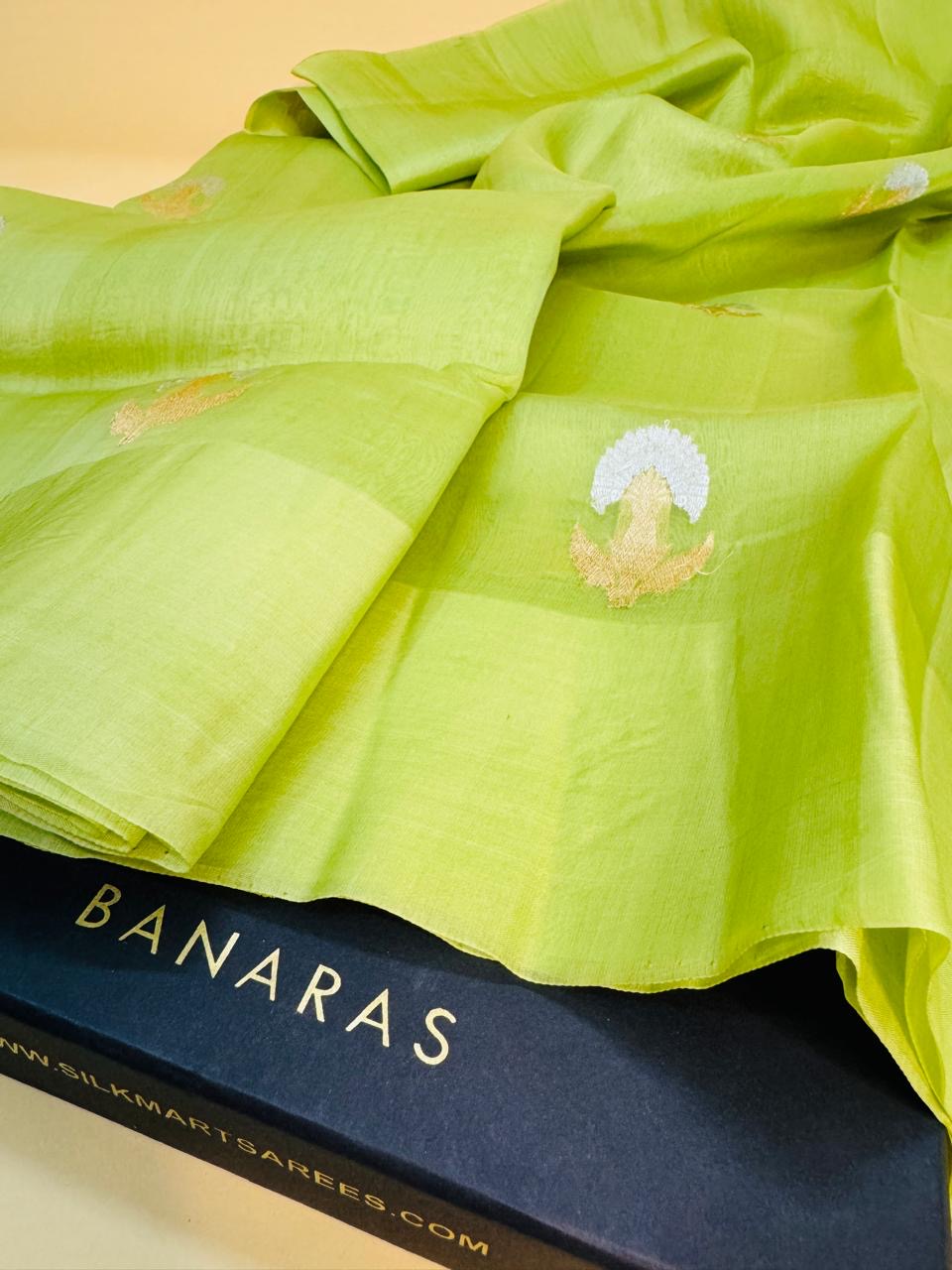 Kora Organza Silk Buta Saree