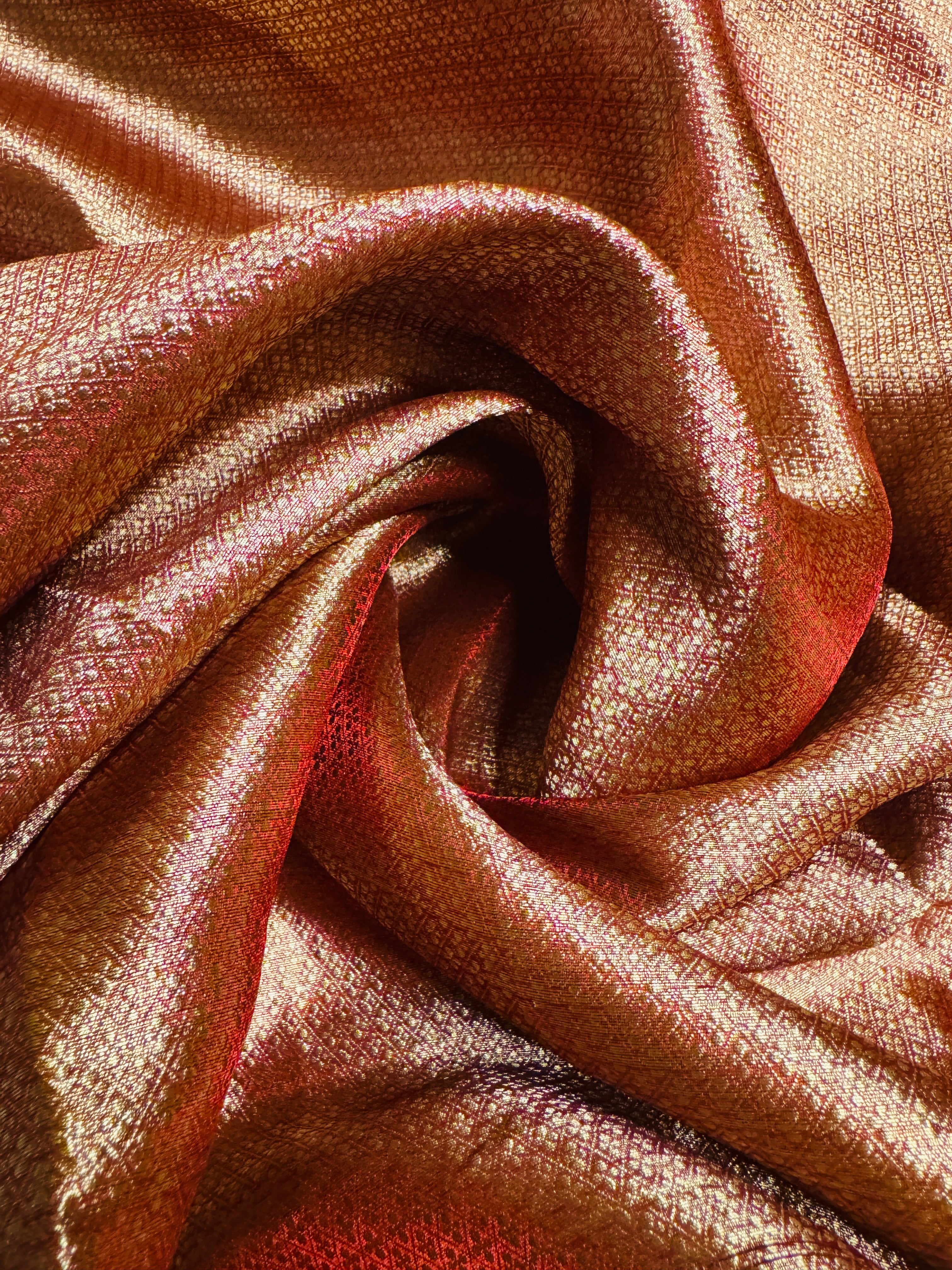 Pure Banarasi Tissue Silk Hand Embroidery Saree