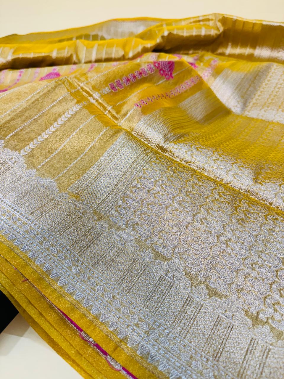 Art Silk Designer Tissue Silk Saree