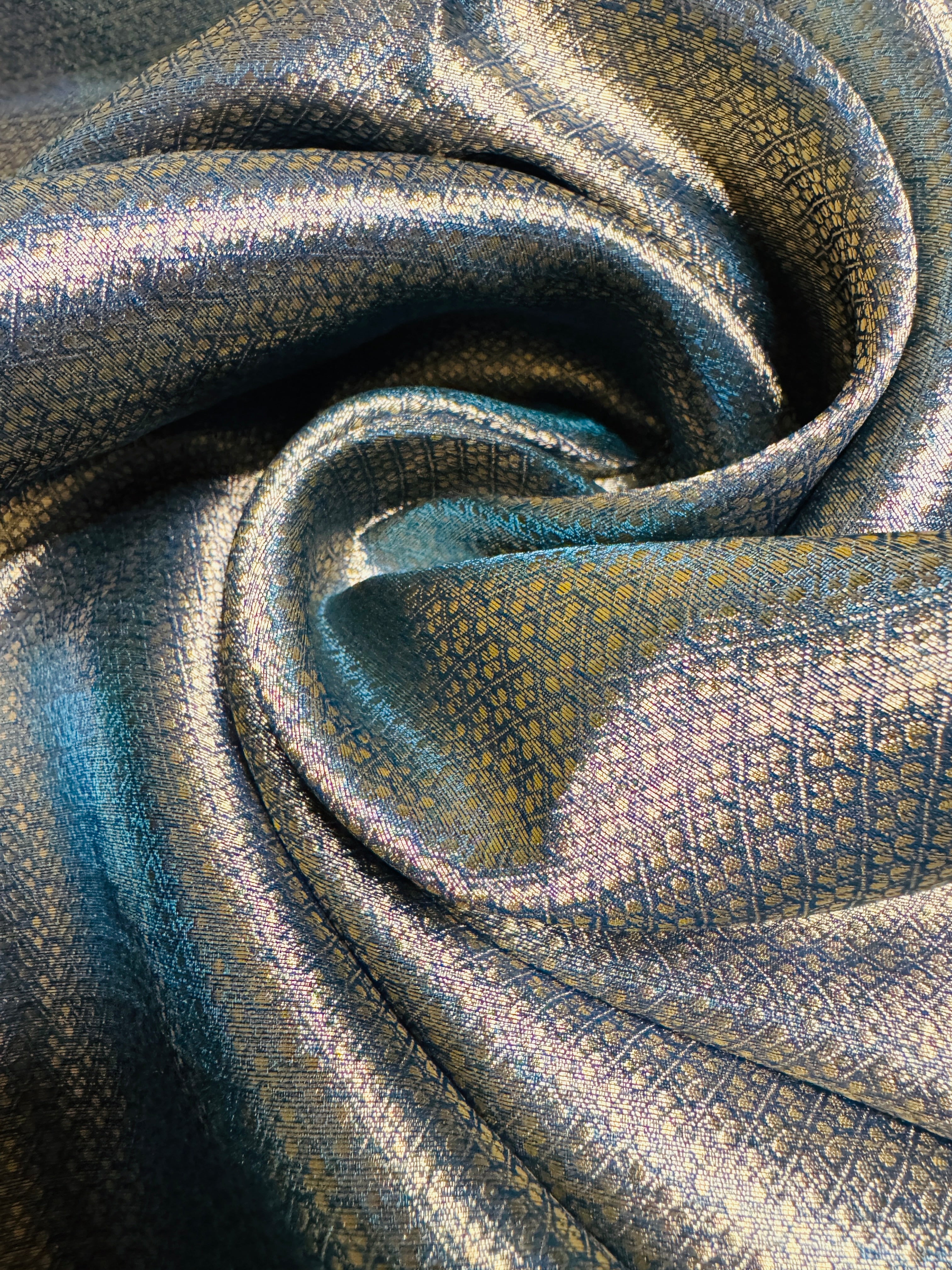 Pure Banarasi Tissue Silk Hand Embroidery Saree