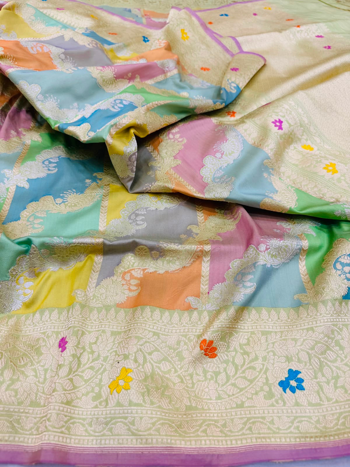 Katan Silk Rangkaat Saree