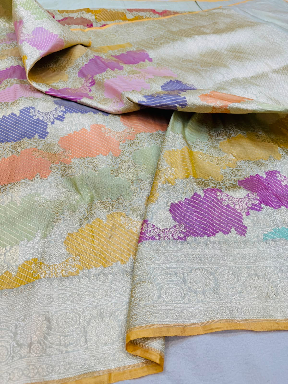 Katan Silk Tissue Rangkaat Saree