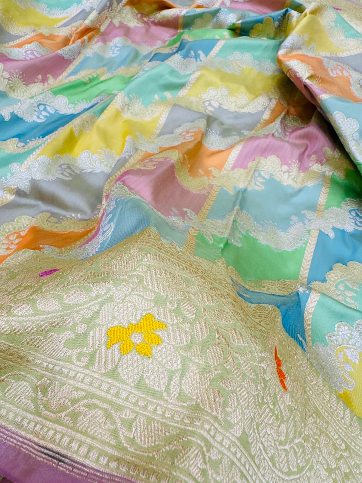Katan Silk Rangkaat Saree
