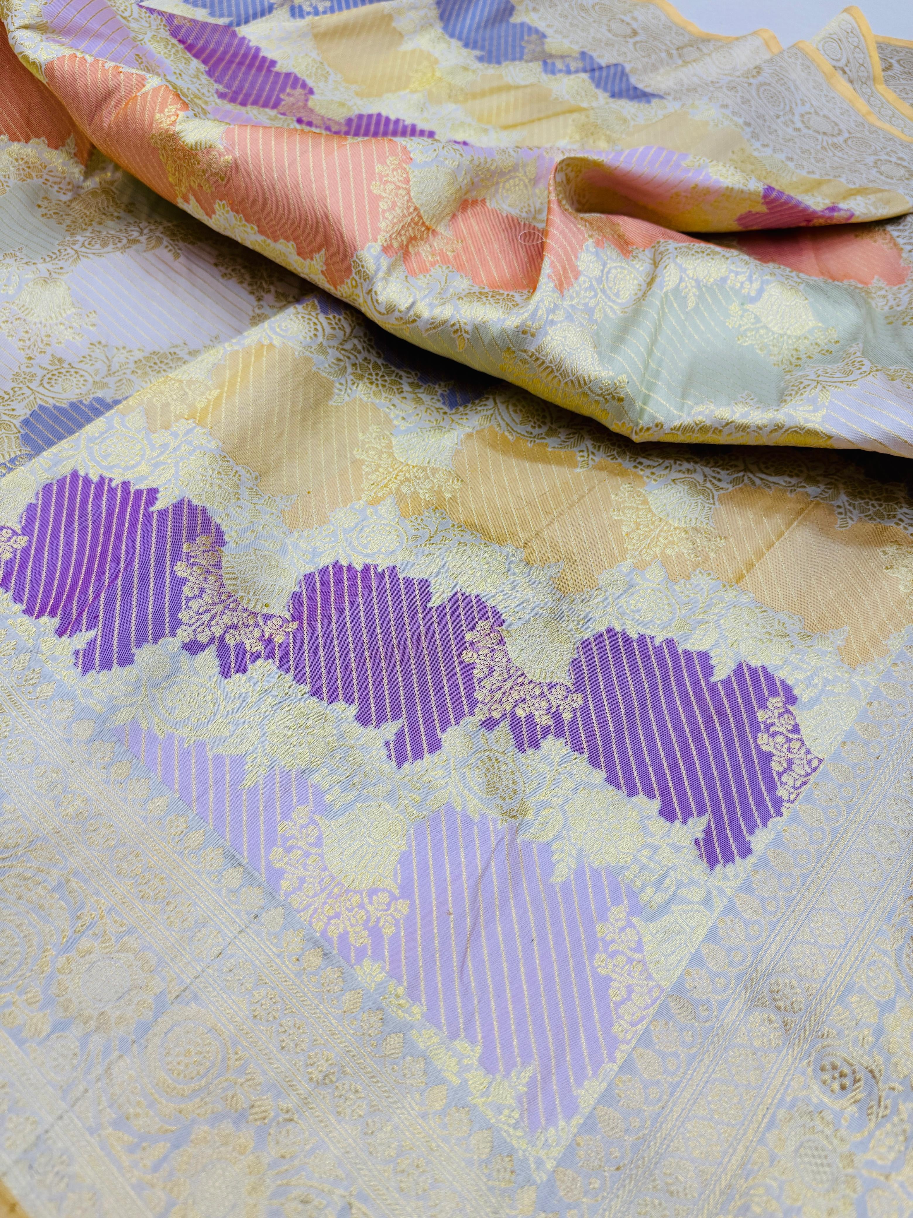 Katan Tissue Rangkaat Saree