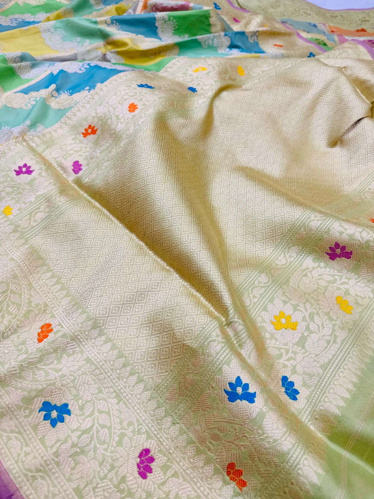Katan Silk Rangkaat Saree