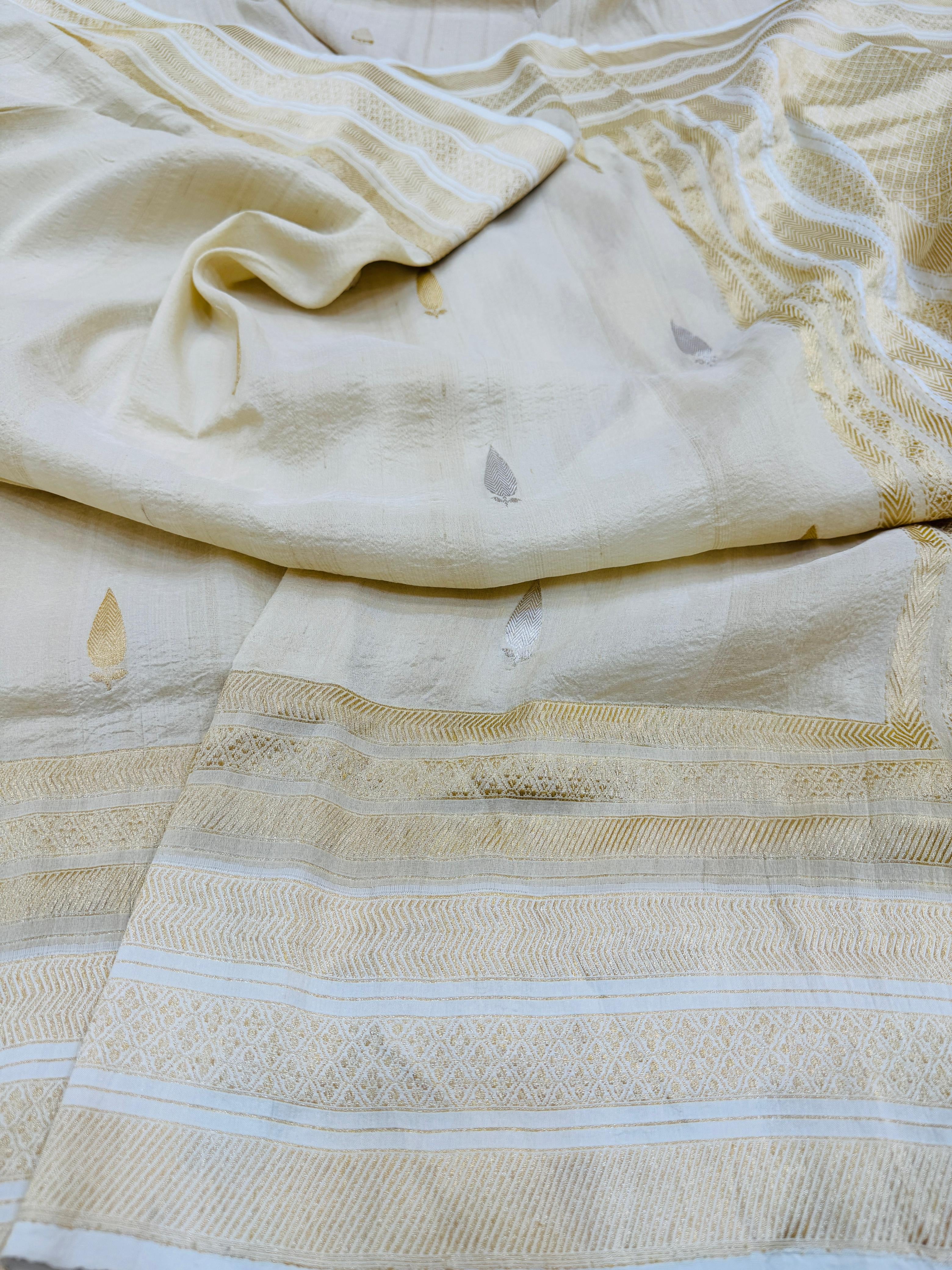 Natural Desi Tasar Silk Saree
