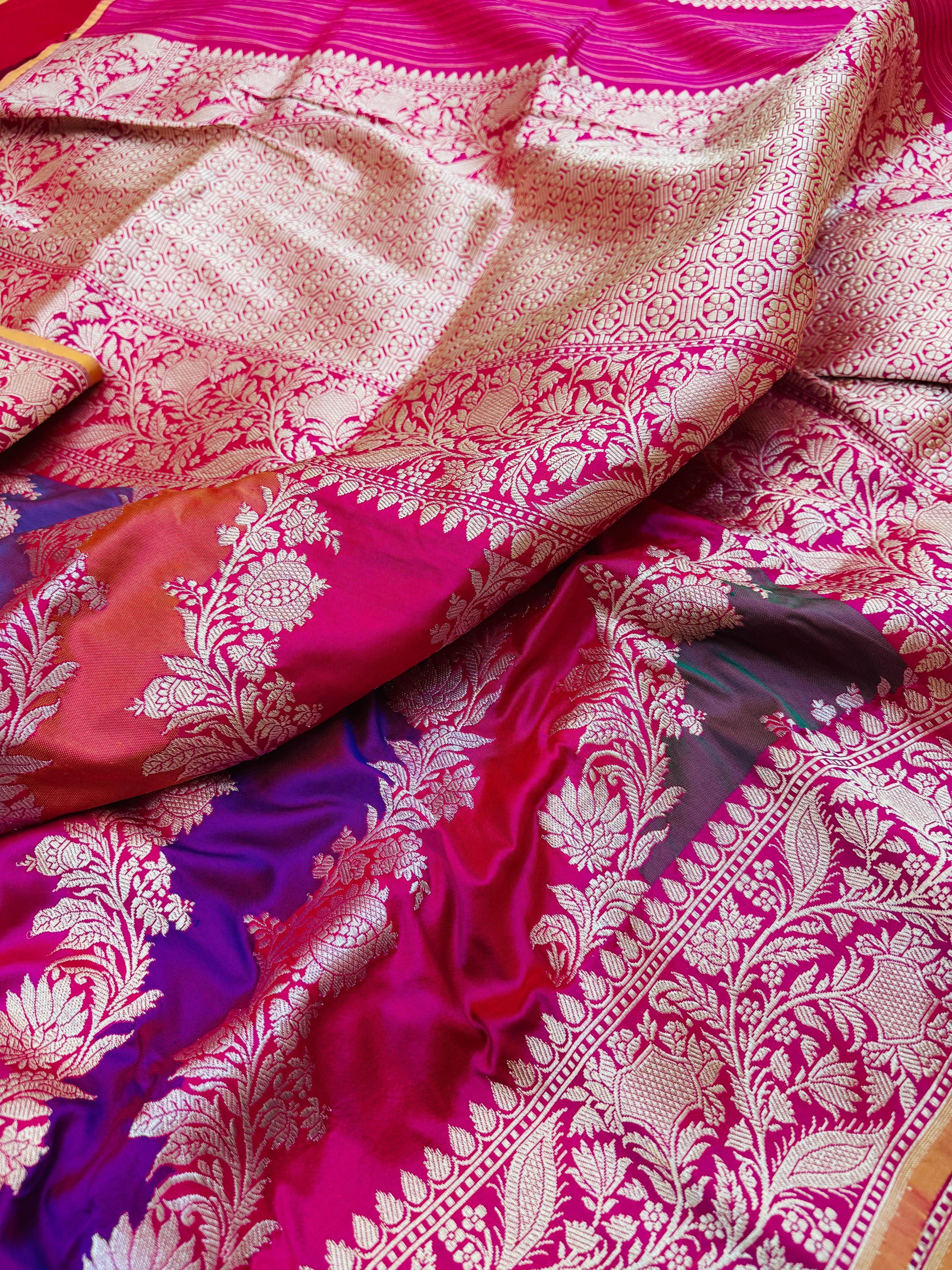 Katan Silk Rangkaat Saree