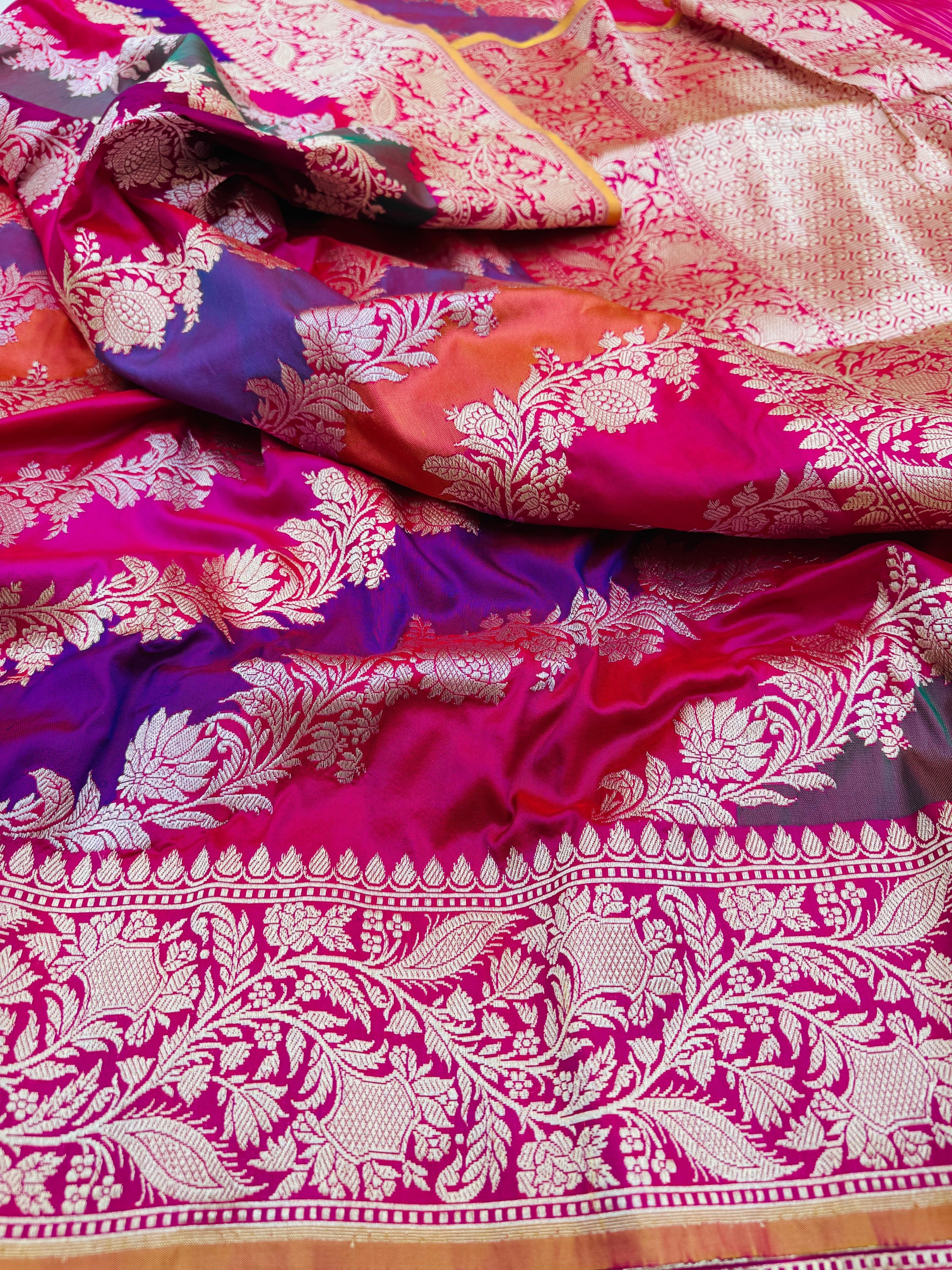 Katan Silk Rangkaat Saree